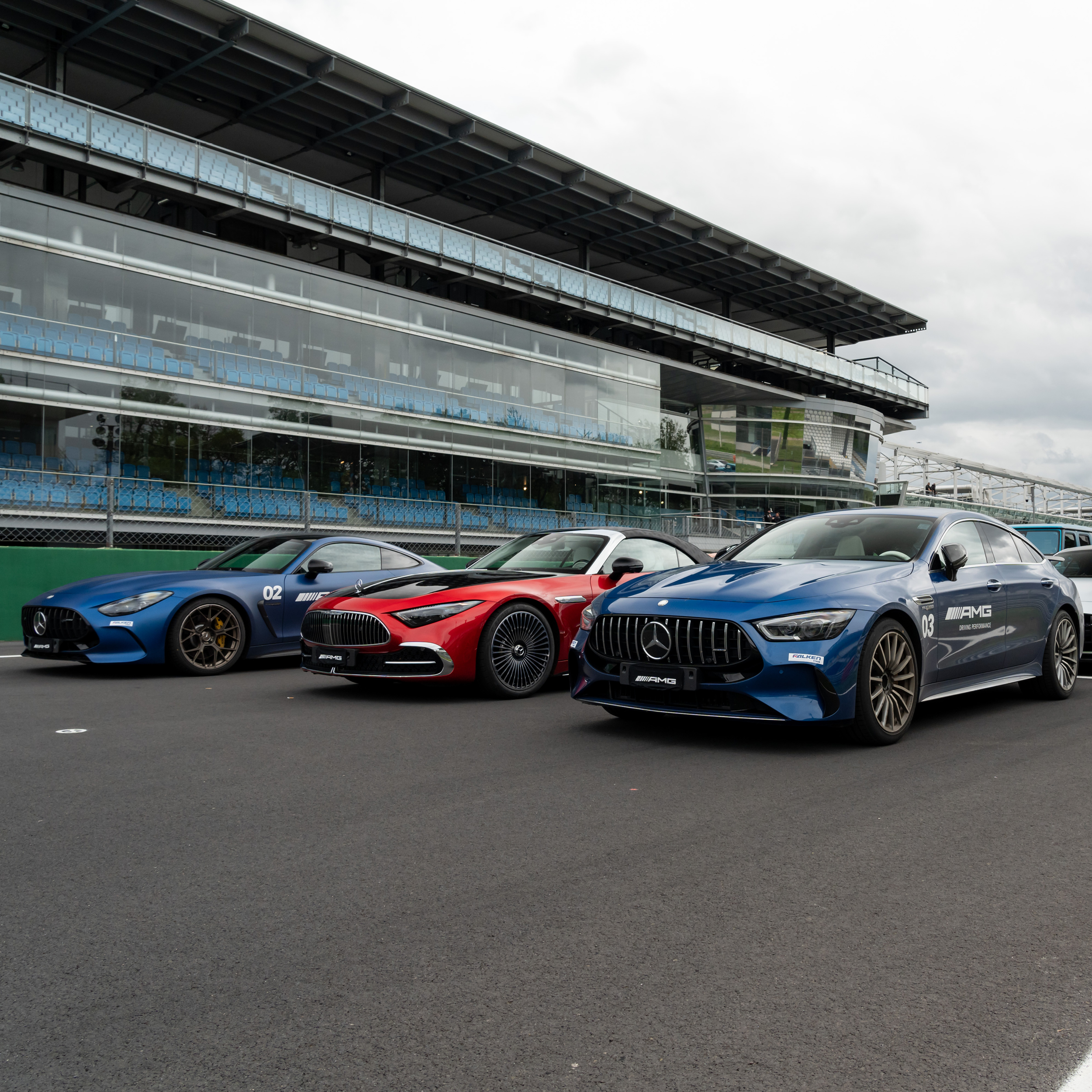 AMG Performance Day 2025 | Mercedes-Benz Alcune delle vetture scese in pista nell'AMG Performance Day 2025 a Monza