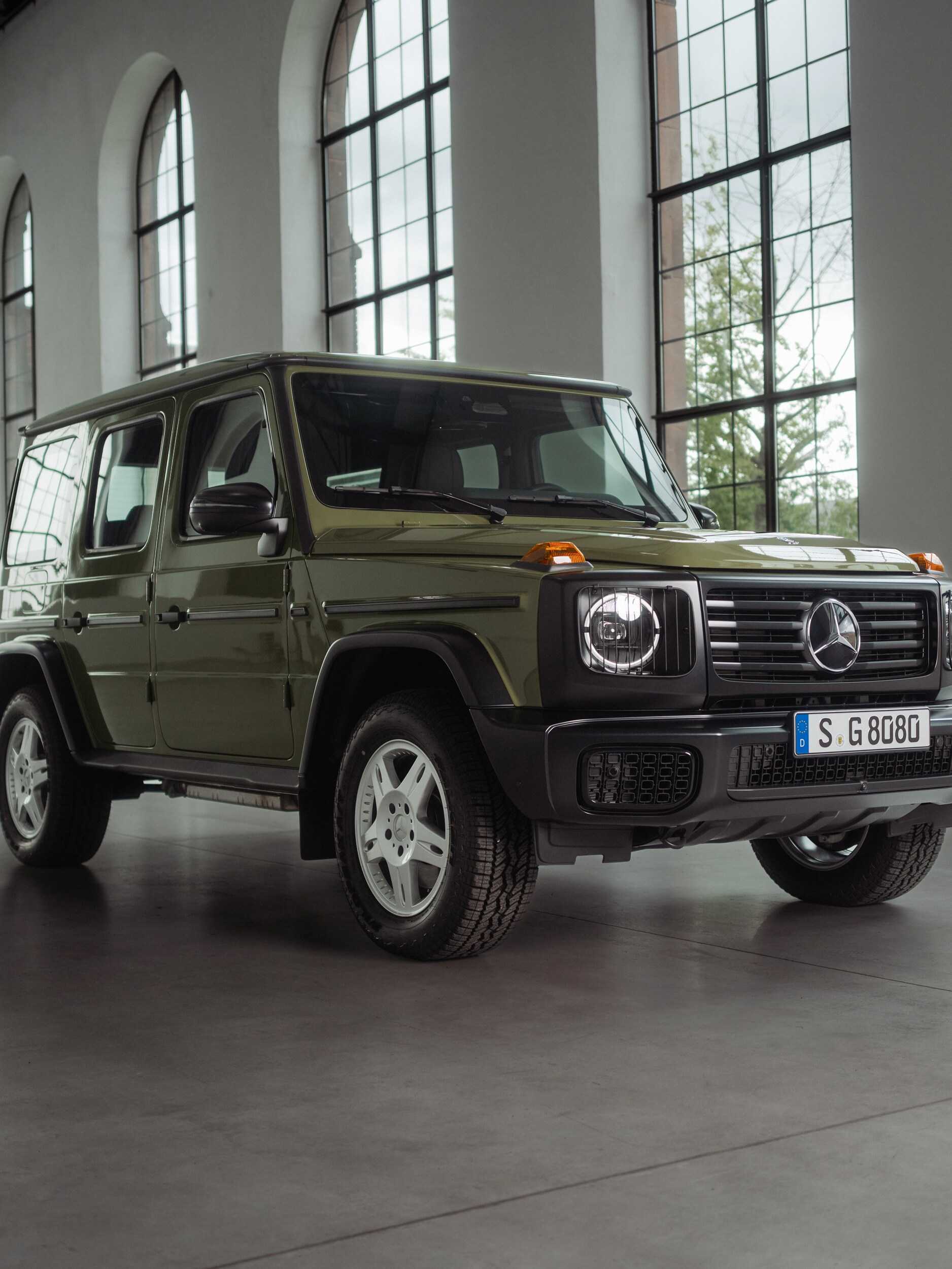 Mercedes-Benz Classe G Stronger Than '80s da una vista frontale trequarti