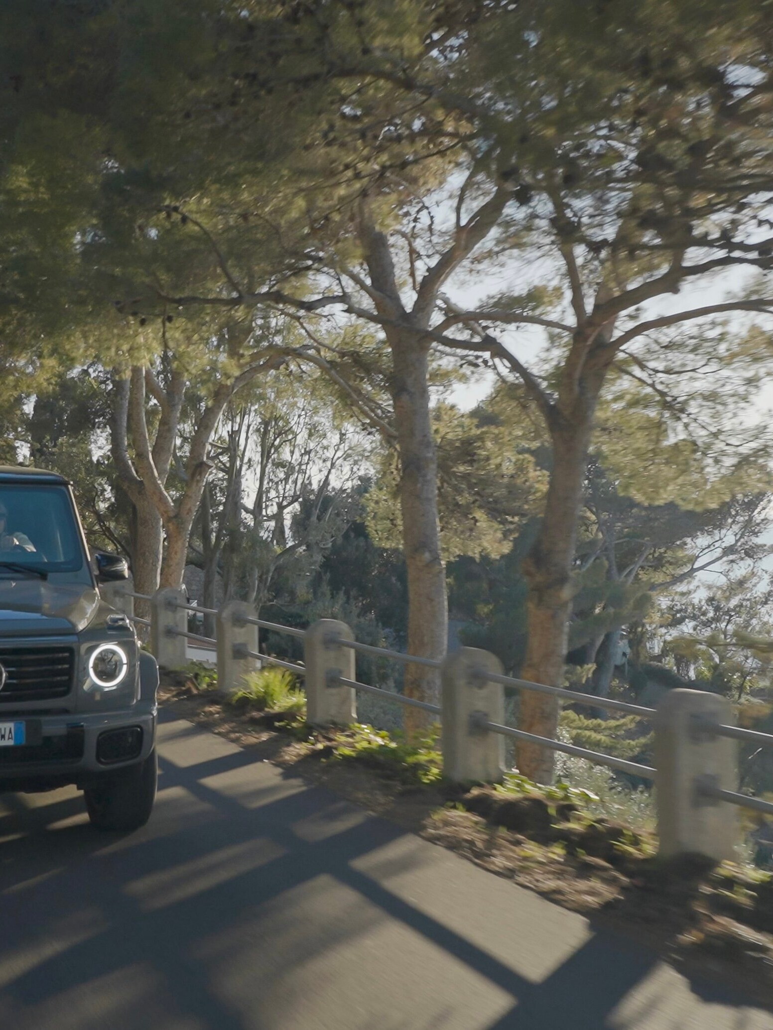 Giansandro Schina alla guida della Classe G elettrica