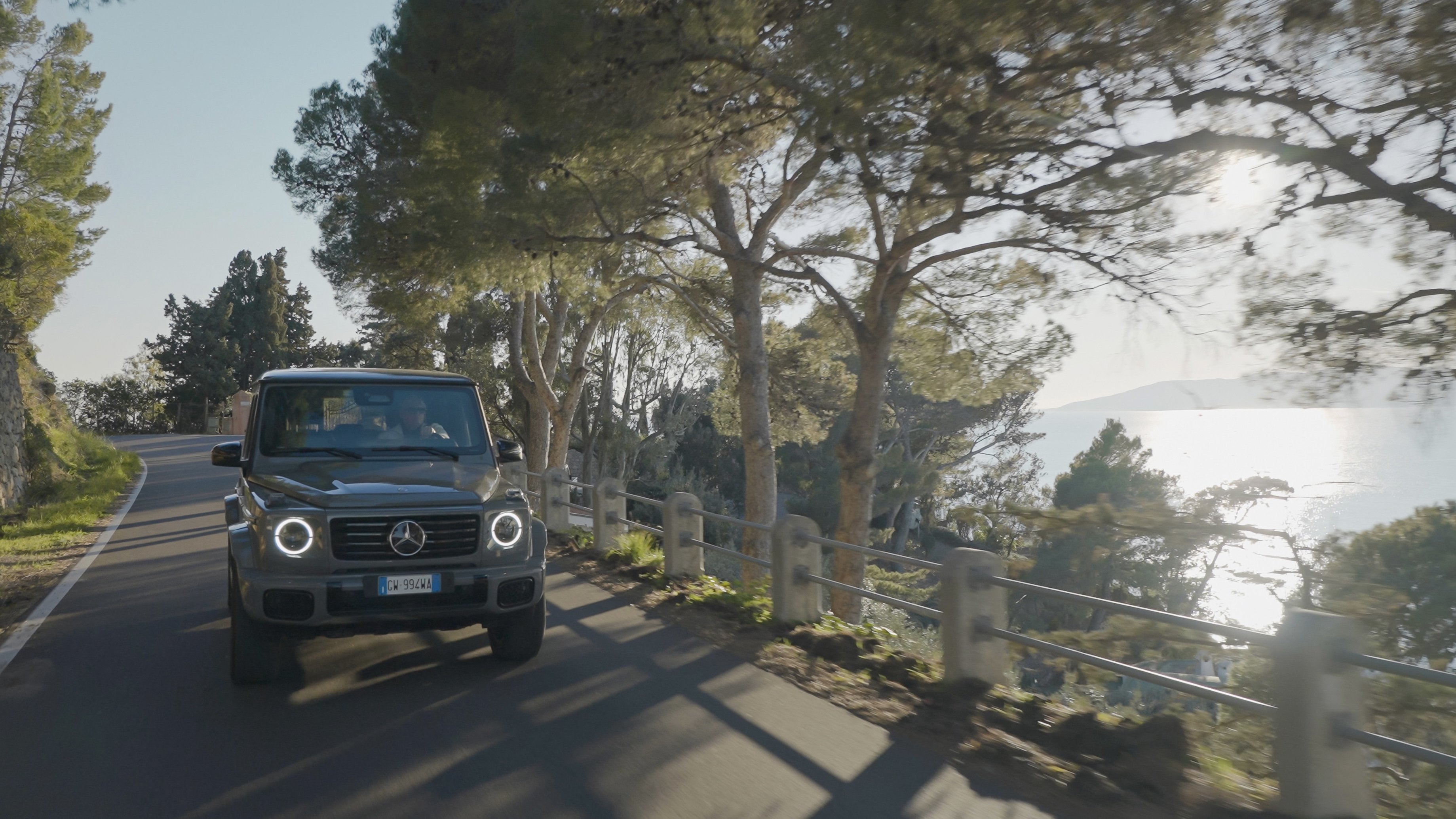 GOT | Mercedes-Benz Giansandro Schina alla guida della Classe G elettrica