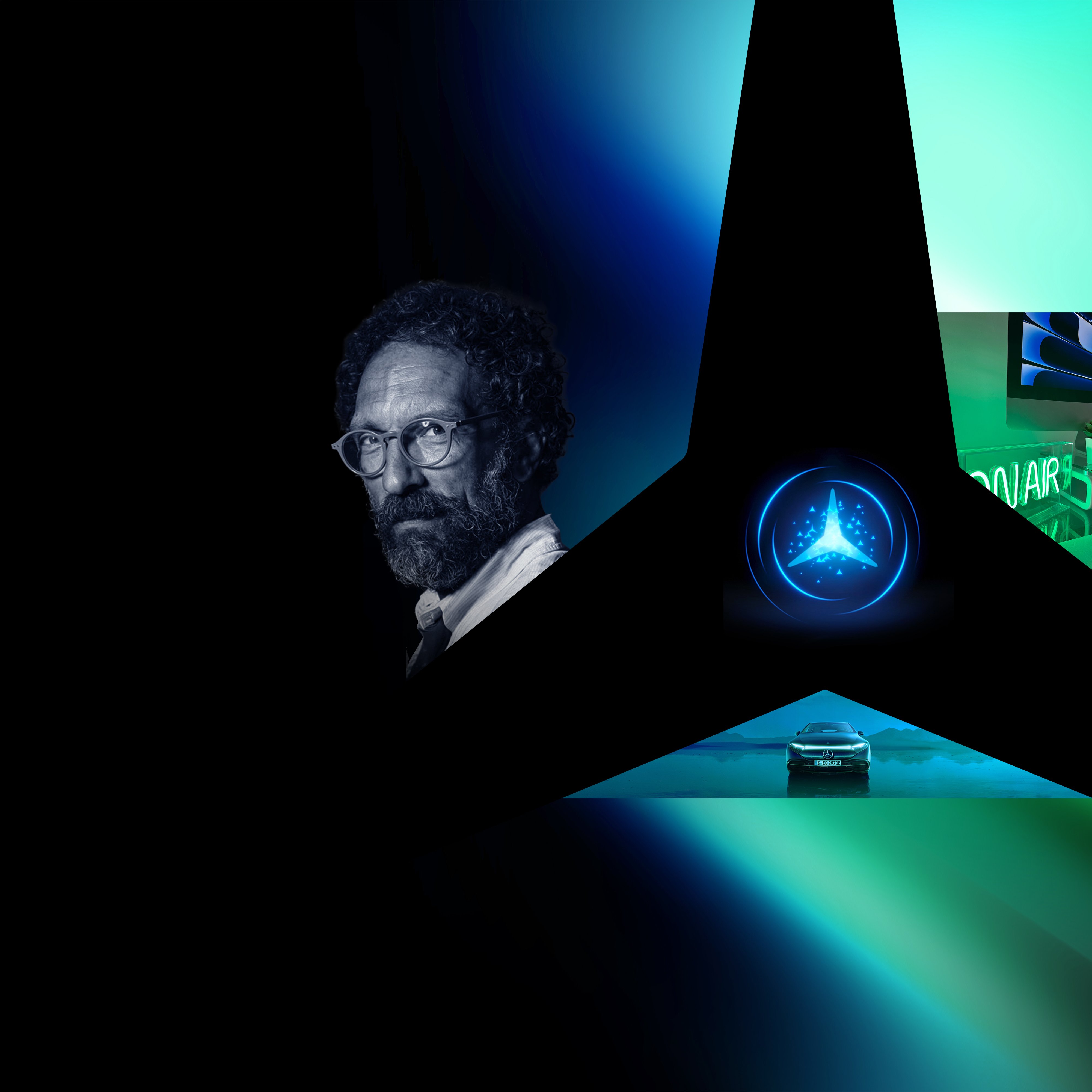 Federico Quaranta e la Stella Mercedes-Benz