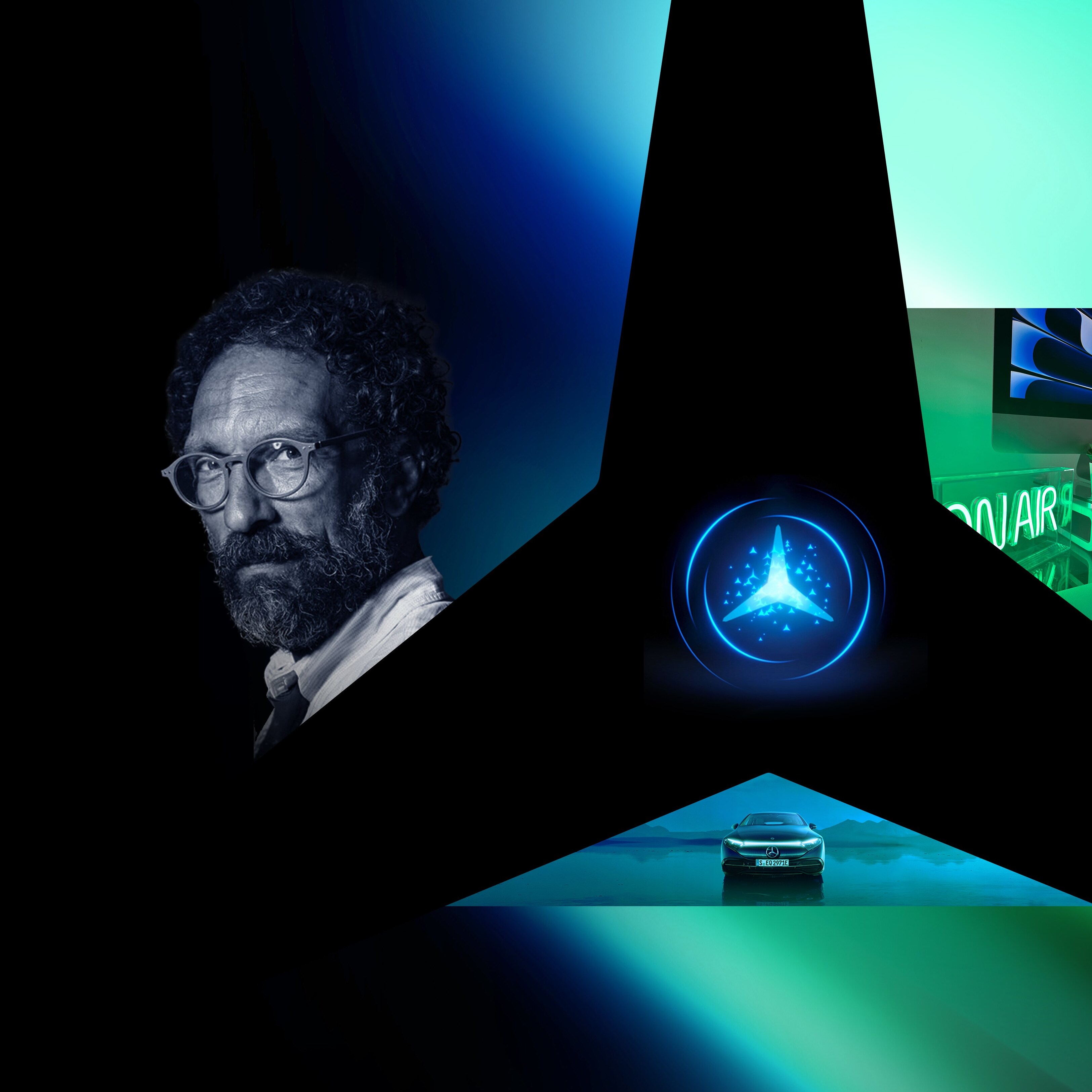 Federico Quaranta e la Stella Mercedes-Benz