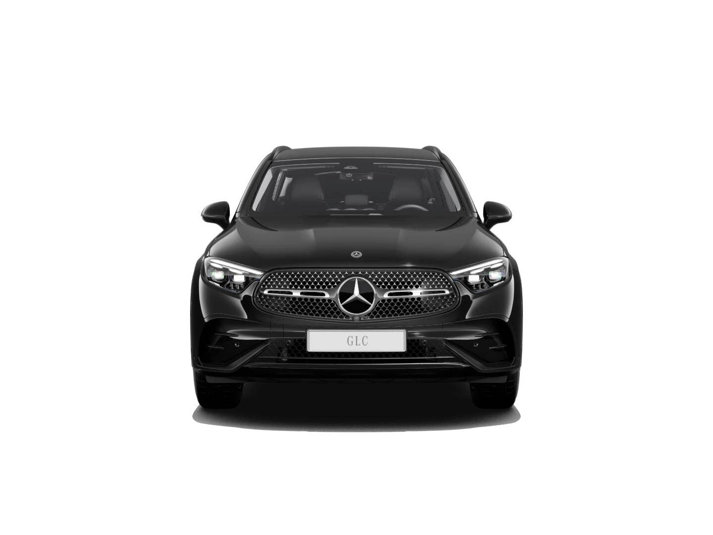 GLC SUV vista frontale di colore nero
