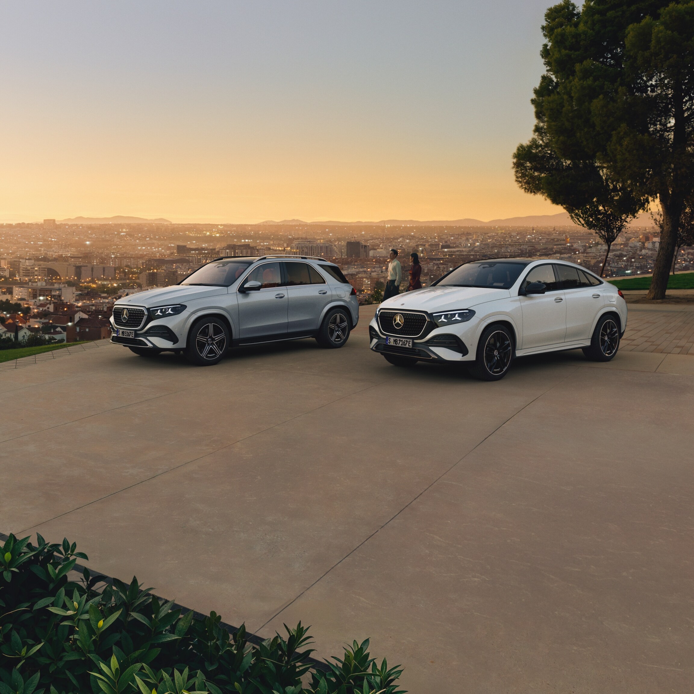 Nuova GLE e Nuova GLE Coupé affiancate