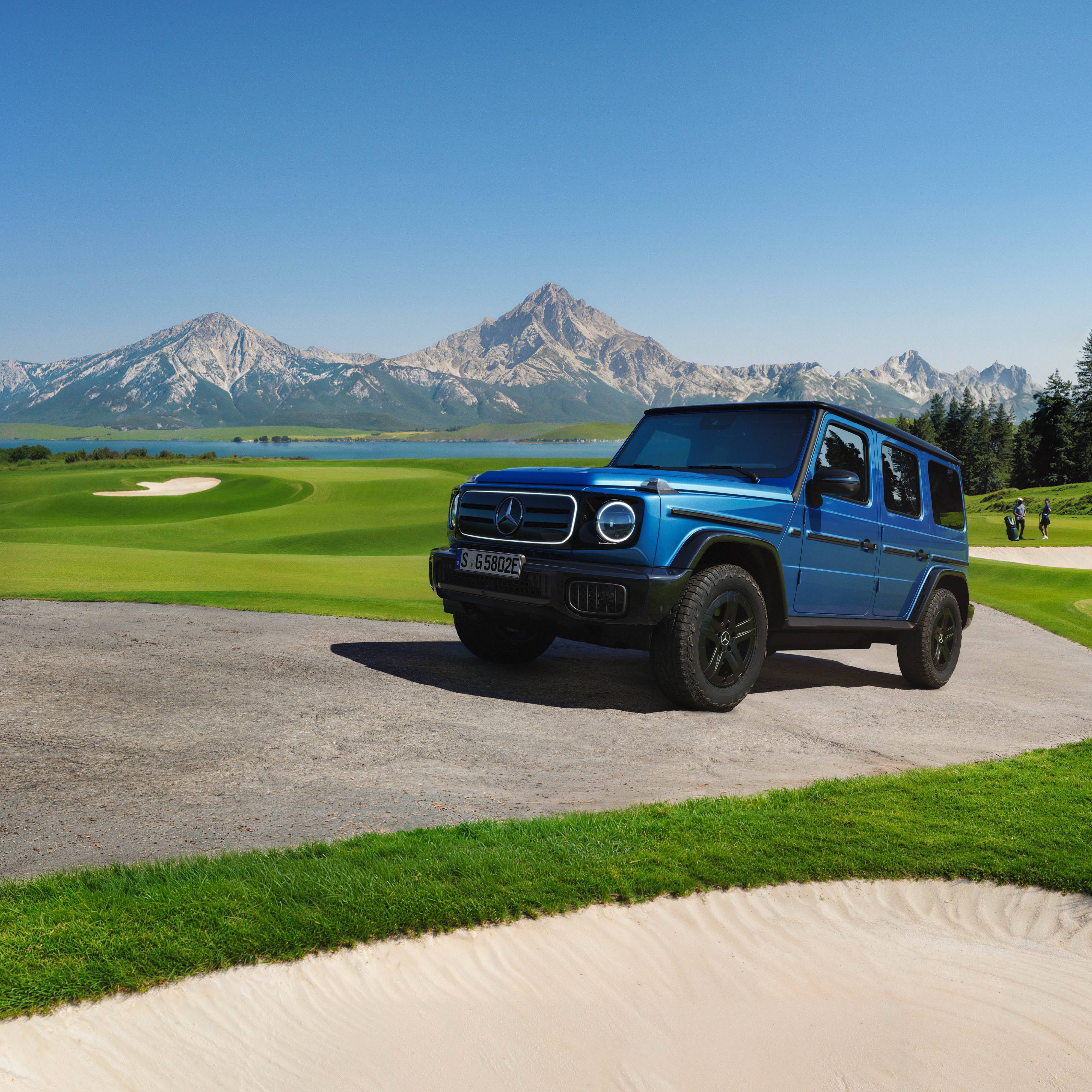 Mercedes-Benz Trophy | Mercedes-Benz Una Classe G su un campo da golf