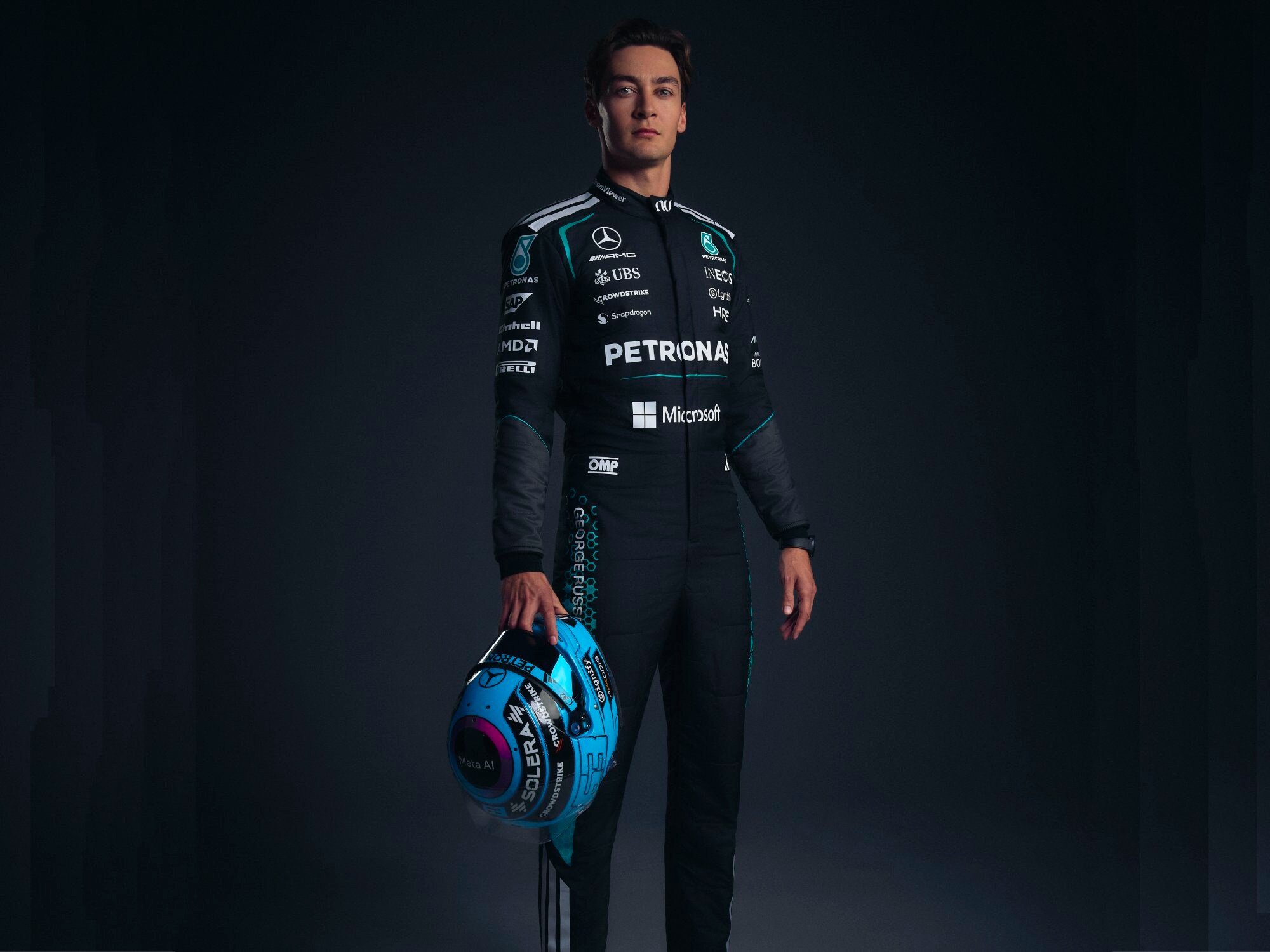 George Russell, pilota del Team Mercedes-AMG Petronas